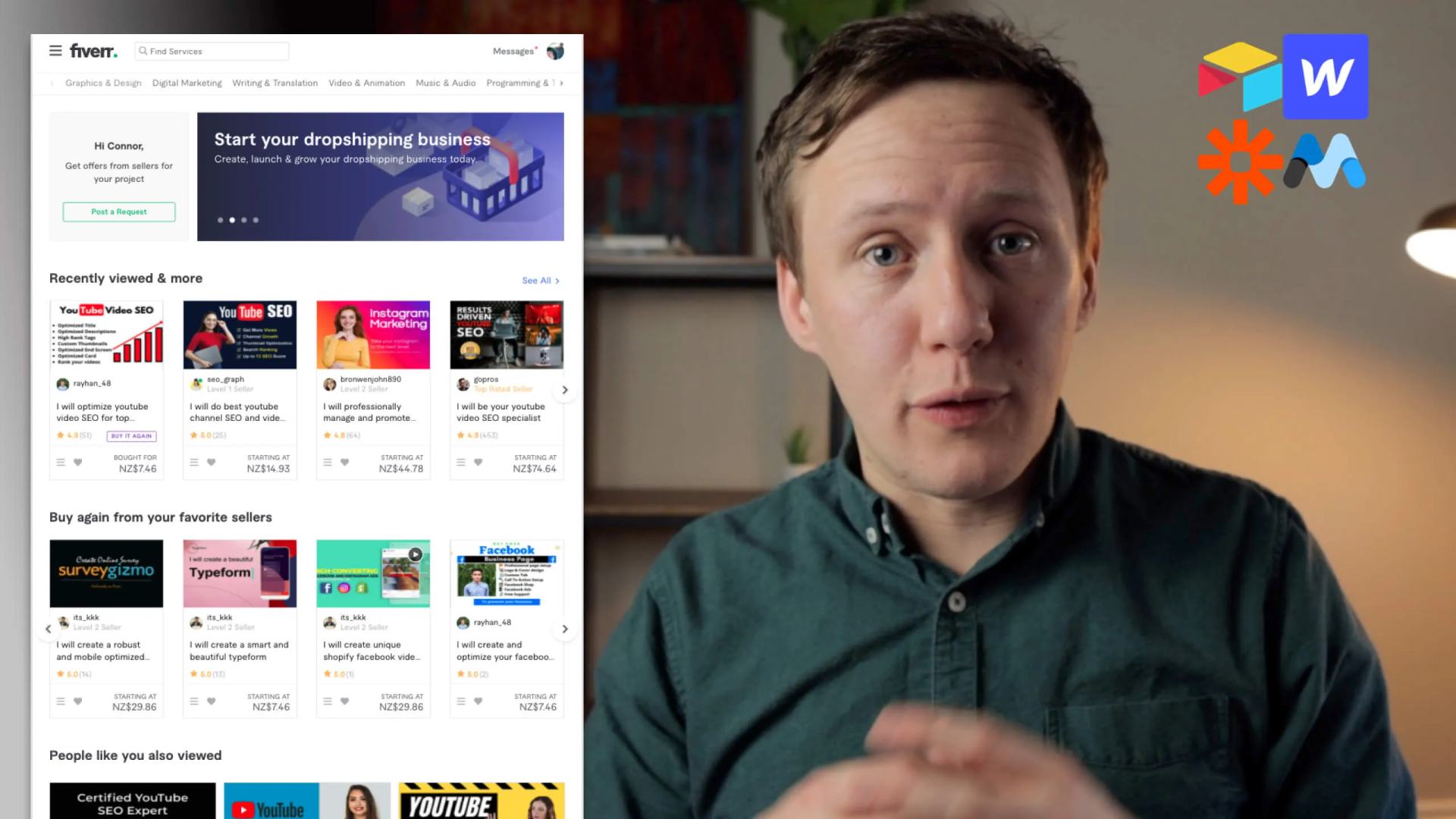 Can You Build a Fiverr-Style Marketplace with Webflow?