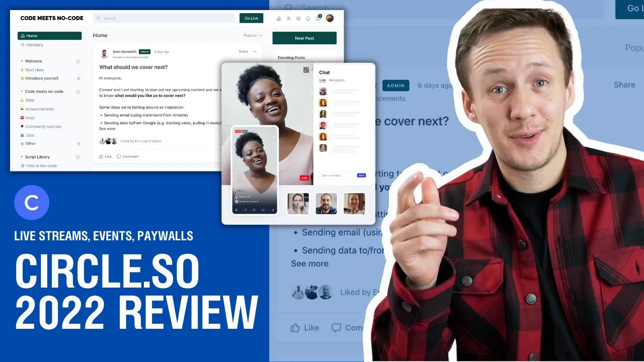 Circle Live Streams, Events, and Paywalls: A 2022 Review
