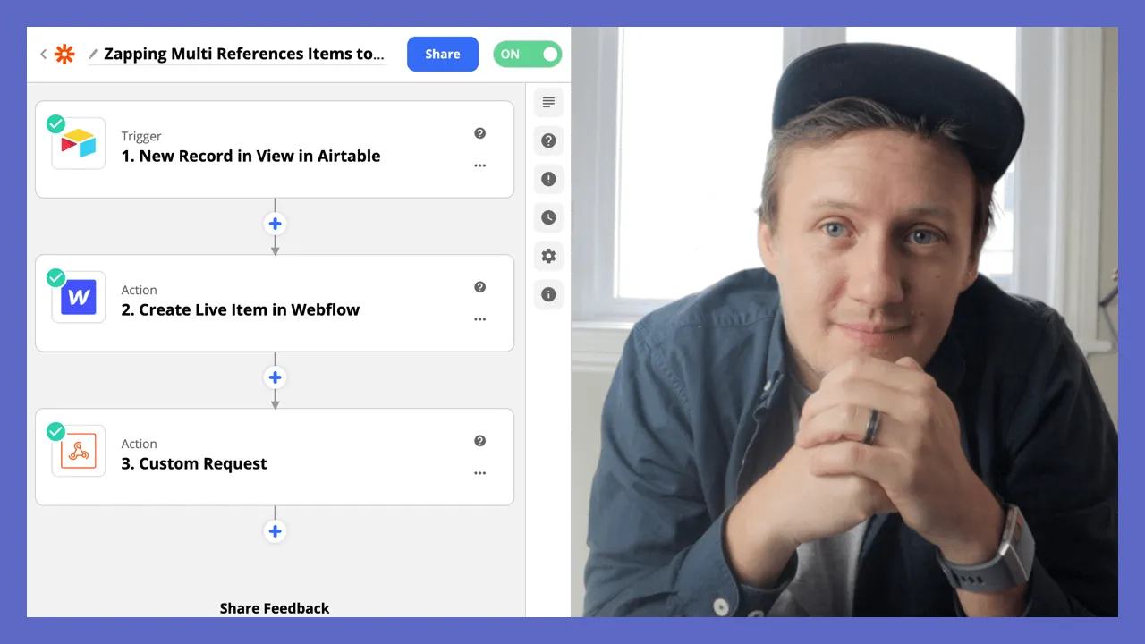Send Airtable Multi-Reference Values to Webflow with Zapier