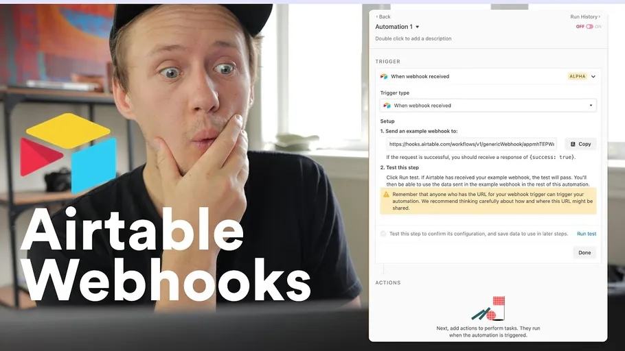 How to Receive Incoming Webhooks in Airtable Automations