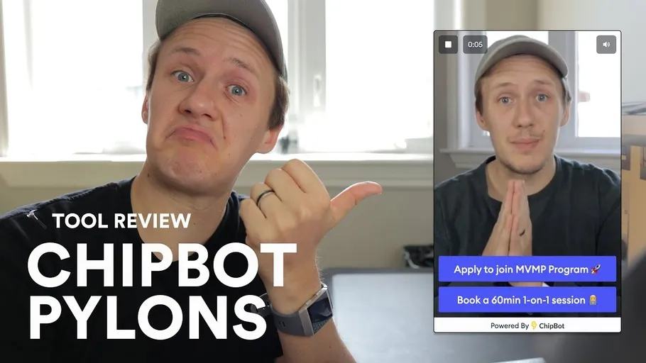 Chipbot Pylons: My Website Video Popup Experiment
