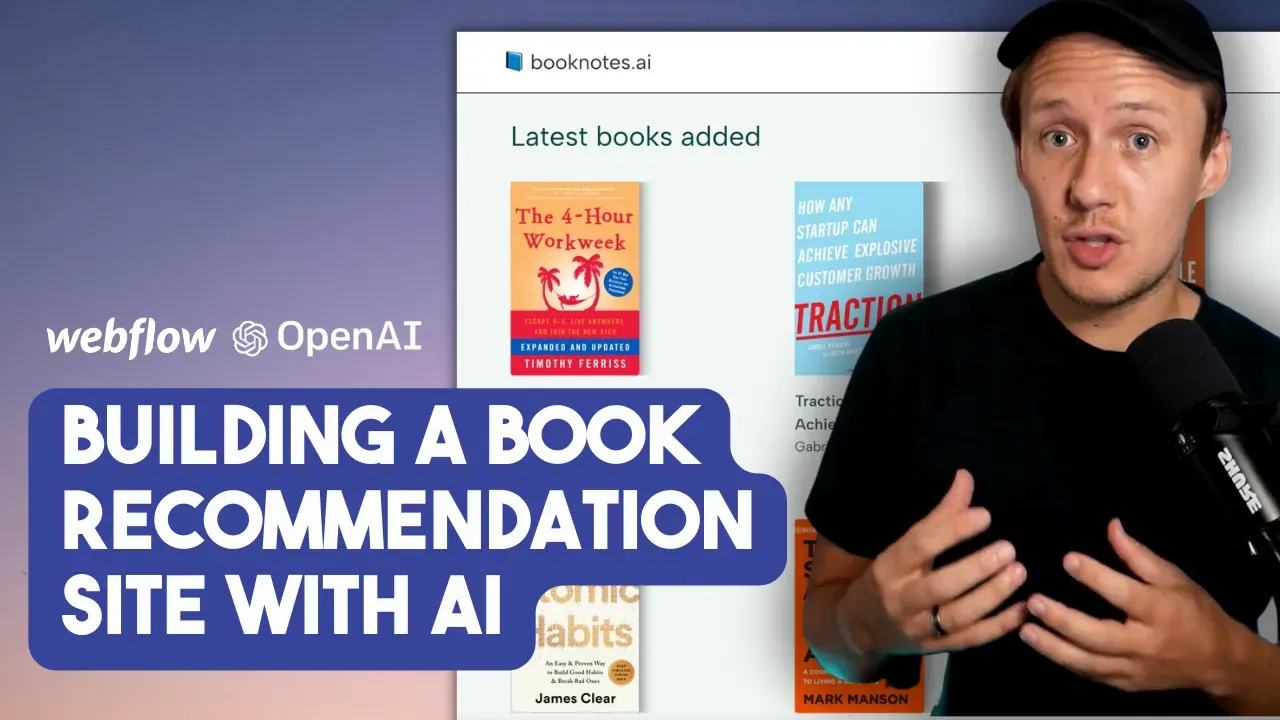 How I Built AI-Assisted Book Landing Pages with Webflow