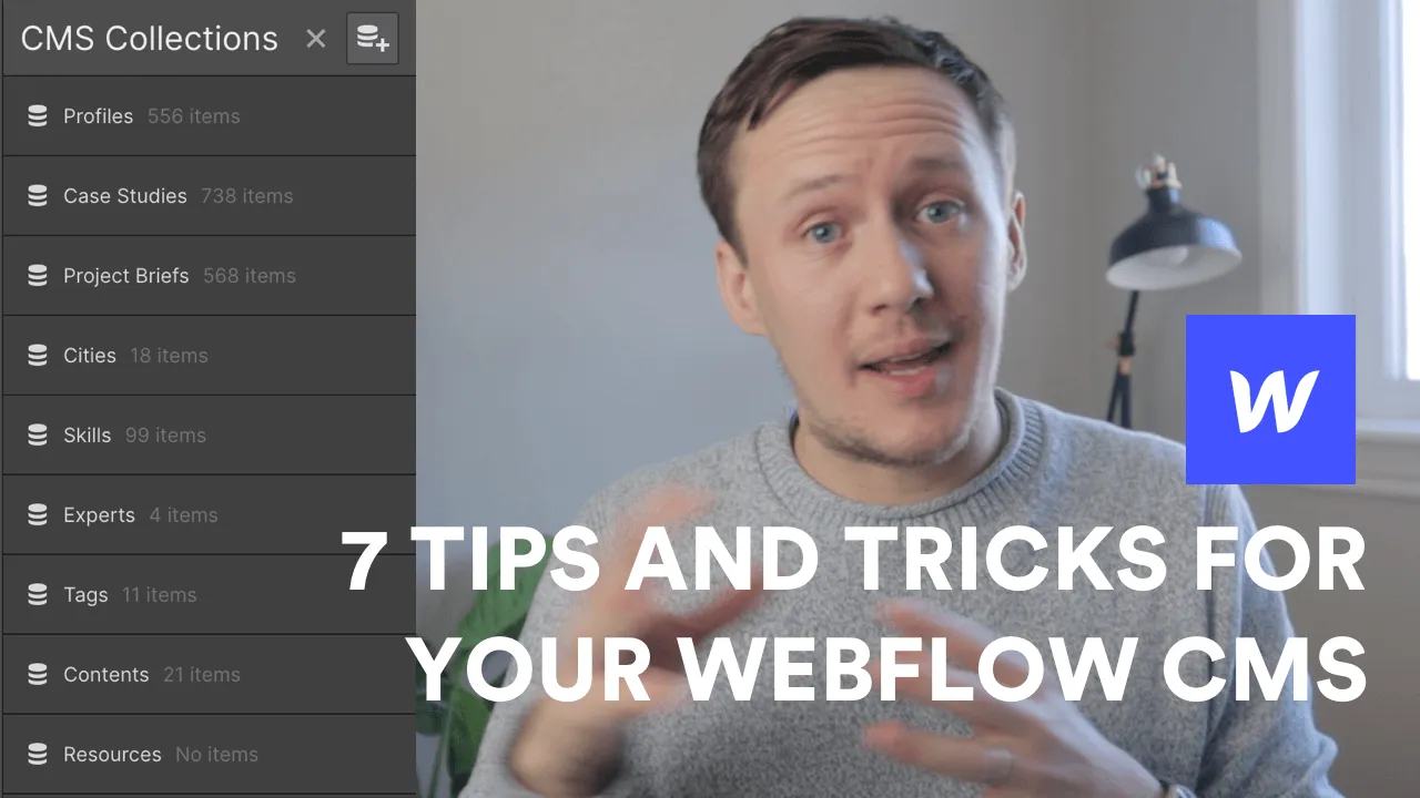 Webflow CMS Tips: Page Text, Filters, Sorting, and Related Lists